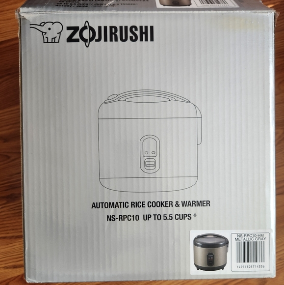 Zojirushi NS-RPC10 Rice Cooker & Warmer - 5.5-Cup - Metallic Gray - Open Box - Picture 2 of 16